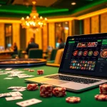 Vibrant online gambling scene with 88i đăng nhập showcasing luxury casino elements and engaging players.