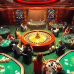 Engage with thrilling XXX games at a vibrant casino, featuring roulette, poker, and colorful slot machines.