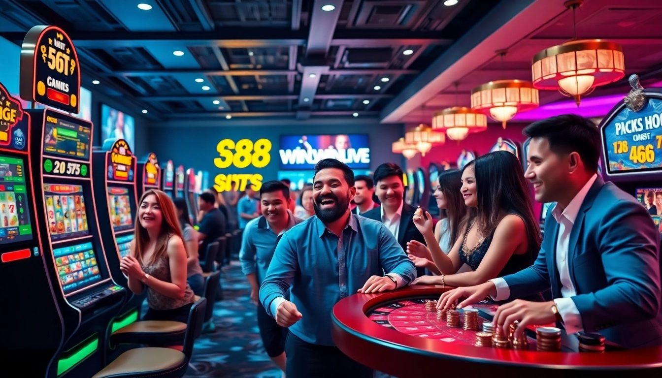 Experience the vibrant online gaming atmosphere at 98winwin.live with diverse players enjoying sports and casino games.