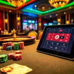 Experience thrilling gameplay with link 88i at a luxurious casino poker table.