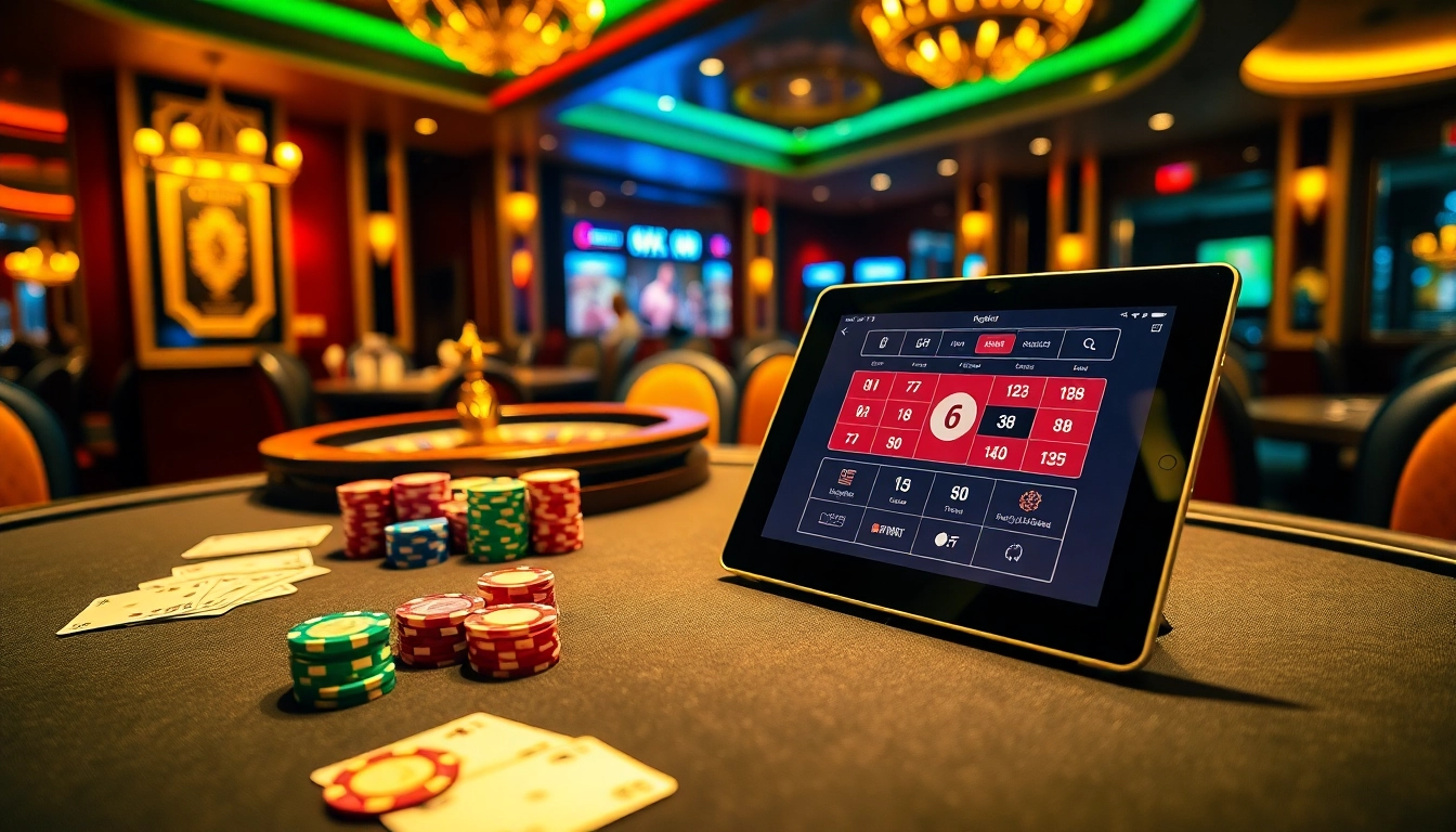 Experience thrilling gameplay with link 88i at a luxurious casino poker table.