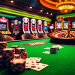 Engage with thrilling casino action at THABET with elegant poker chips and vibrant roulette.