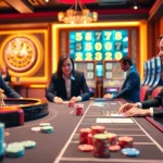 Experience THA BET with engaging casino gameplay featuring poker chips and vibrant slots.