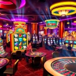 Players enjoying PS99-themed slot machines in an exciting casino atmosphere.