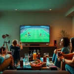 Experience the excitement of live football streaming on https://vaoluoitv.it.com with friends and vibrant atmosphere.