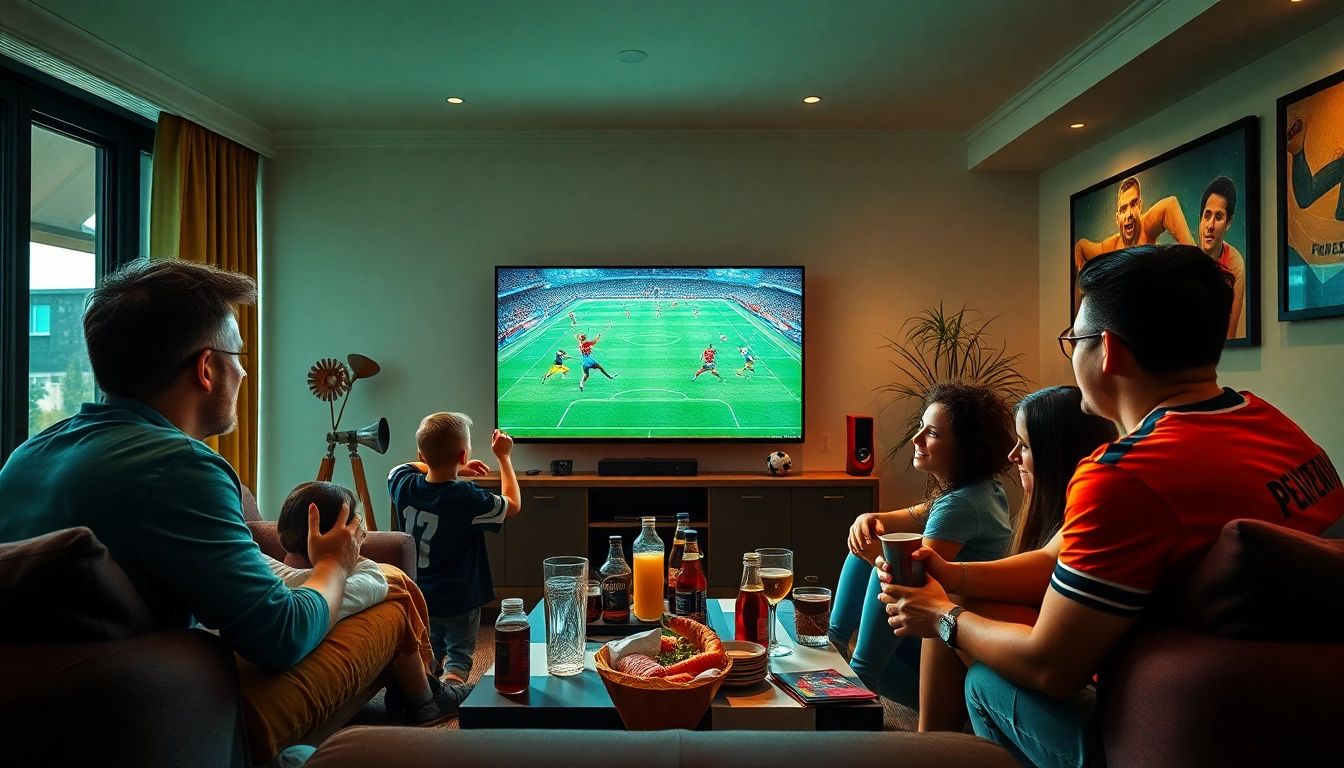 Experience the excitement of live football streaming on https://vaoluoitv.it.com with friends and vibrant atmosphere.