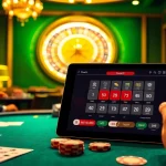 Kuwin players enjoying exciting poker action at a luxurious casino table with vibrant colors.