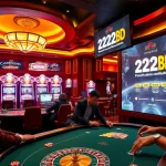Experience thrilling gameplay at 222BD casino with vibrant tables and engaging slot machines.