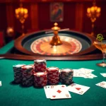 Experience high-stakes gameplay with https://ww88.review/ featuring a luxurious poker table and vibrant casino elements.