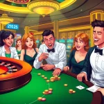 Experience the thrill of winning at FLY88 casino with vibrant gaming tables and lively atmosphere.
