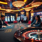 Experience the excitement of casino gaming at 88vv.marketing with players betting at a luxurious table.
