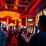 Exciting online casino scene showcasing players engaging with various games at 789P, highlighting vibrant gaming options and a professional atmosphere.