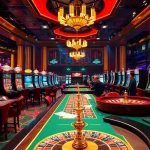 B52club casino scene with vibrant tables, winning players, and luxurious ambiance.