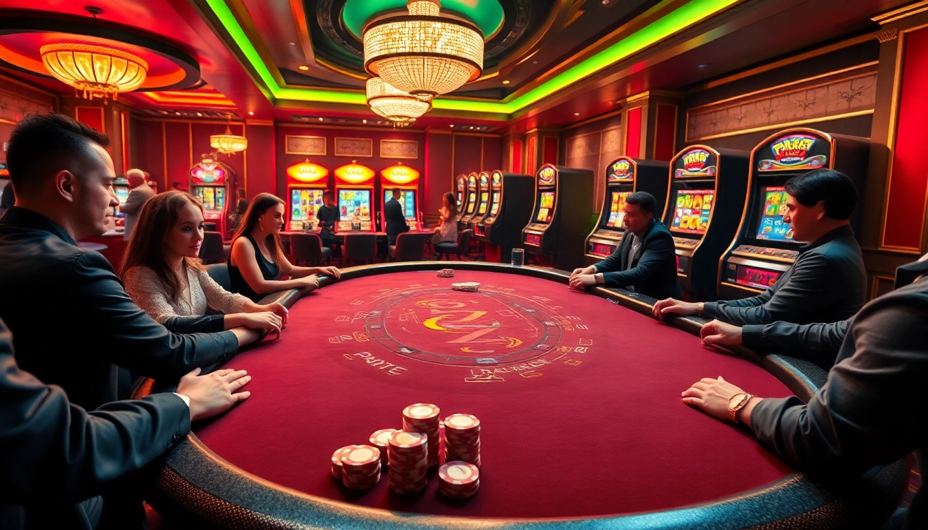 Players engage in a thrilling game of blackjack at a luxurious casino, spotlighting an X88-branded card.