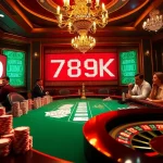Experience the thrill of the 789K high-stakes poker game at a luxurious casino table.