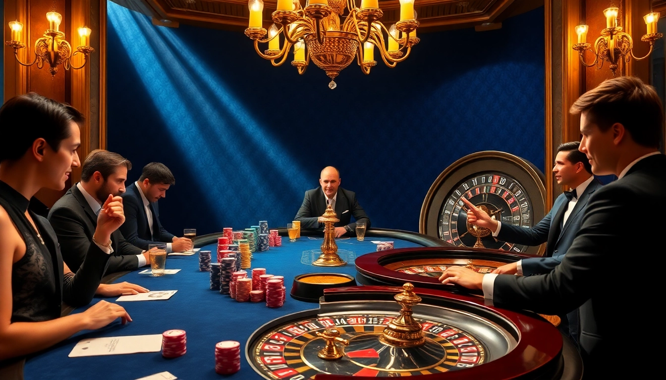 Experience the thrill of high-stakes poker at say88 com’s luxurious online casino, filled with vivid chips and players in action.