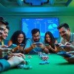 Players enjoying an immersive gaming experience at vvvwin88.live featuring vibrant casino elements.