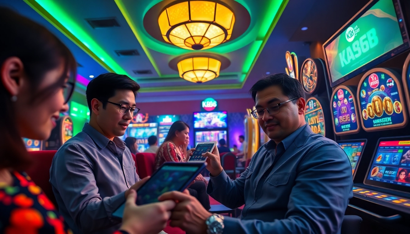 K88 online betting platform with vibrant gaming atmosphere for online gamblers