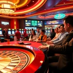 MM88 online gaming interface showcasing roulette and poker excitement with vibrant casino elements.