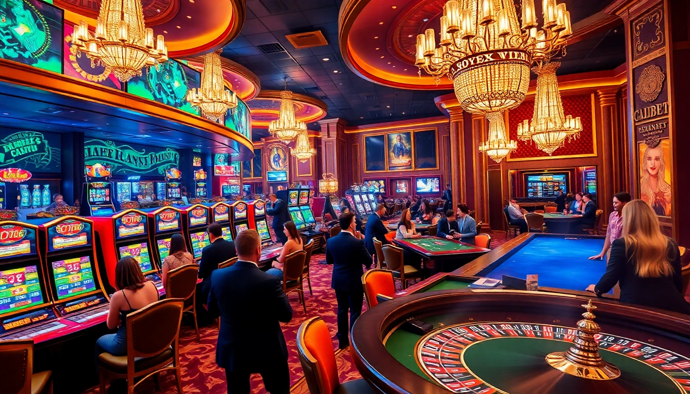 Experience the excitement of SOIBET's vibrant casino atmosphere with dynamic gaming interactions.
