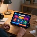 Engaging player using Wala88 online platform for a thrilling betting experience.