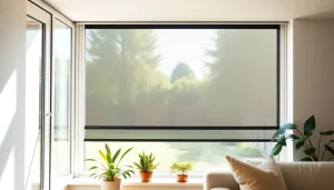 Bright and inviting fly mesh windows enhance home aesthetics while allowing fresh air.