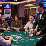 Cách chơi live casino Luck8 luôn thắng with players engaged in exciting gaming tables.