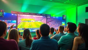 Engaged fans on Trang chủ CakhiaTV watch live football matches on a modern interface.