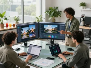 Transform your images into detailed prompts using the image to prompt generator in an innovative workspace.