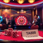 Players engaging in a strategic game at a casino table showcasing TA88 betting opportunities.