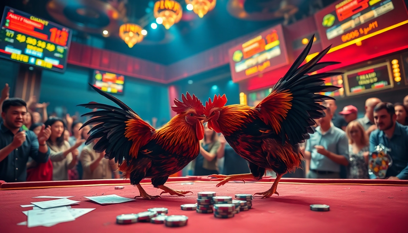 Experience thrilling moments in đá gà trực tiếp as roosters battle fiercely in live betting.