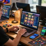 Engaging with Fly88 online slots while managing bankroll on betting app