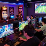 Thrilling online gaming environment with diverse players engaged in 99win's top games.