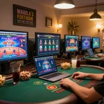 Engaging online gaming session with hitclub68s showcasing live dealer blackjack setup.