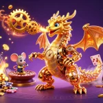 Engage with exciting games at tv88, featuring golden dragon and dynamic slots scene.