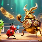 Experience the excitement of gem88 with vibrant casino elements in an action-packed 3D illustration.