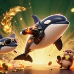 Experience thrilling gaming at Topbet with an illustrated scene featuring vibrant casino elements and lucky characters.