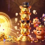 Experience winning with Trang chủ F168's vibrant 3D casino ambiance filled with treasures and fun.