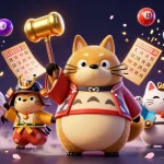 Experience WINBD's vibrant atmosphere with cheerful characters, exciting lottery elements, and immersive casino theme.