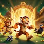 Spin the reels at tg88 and unlock treasures in a vibrant prehistoric casino atmosphere.