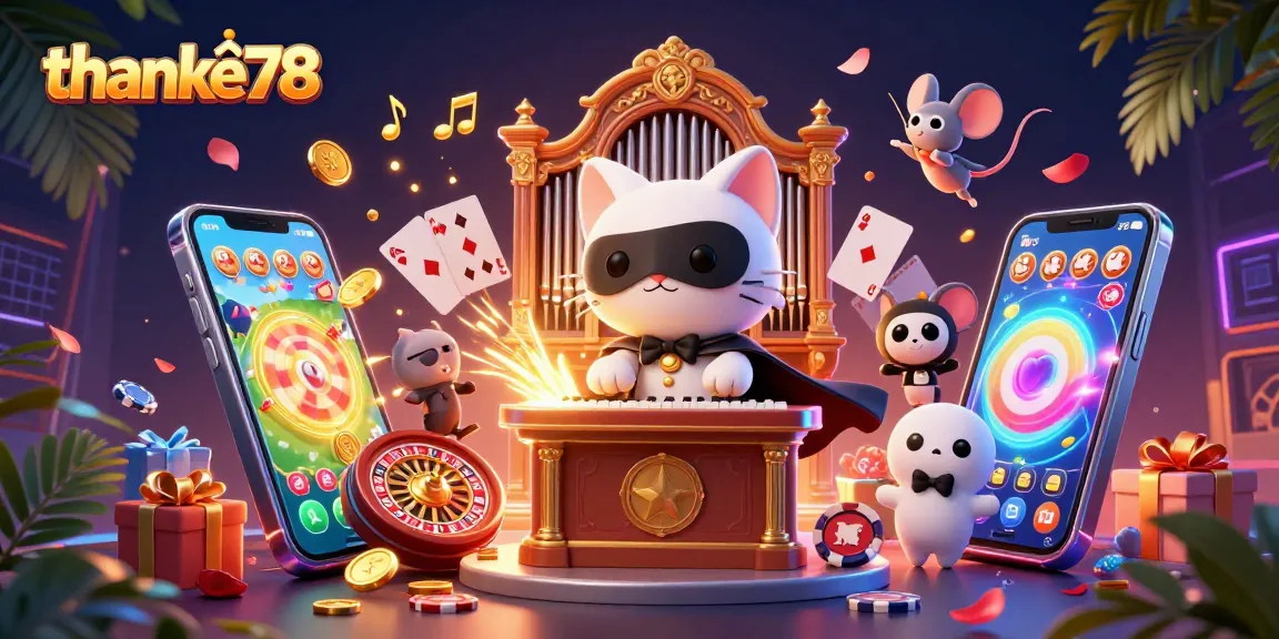 Experience epic cockfighting drama with thanke78 in this vibrant casino illustration.
