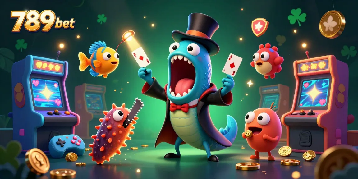 Engage with the fun of 789 bet featuring characters from the underwater casino magic act.