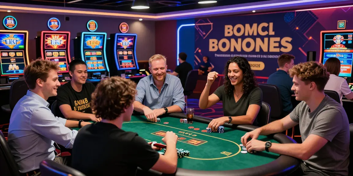Players celebrating wins at non UKGC casinos, showcasing vibrant atmosphere and latest promotions.