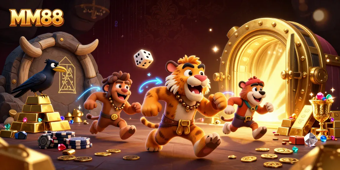 MM88 brings excitement and strategy to the casino scene with rich treasures and playful characters.