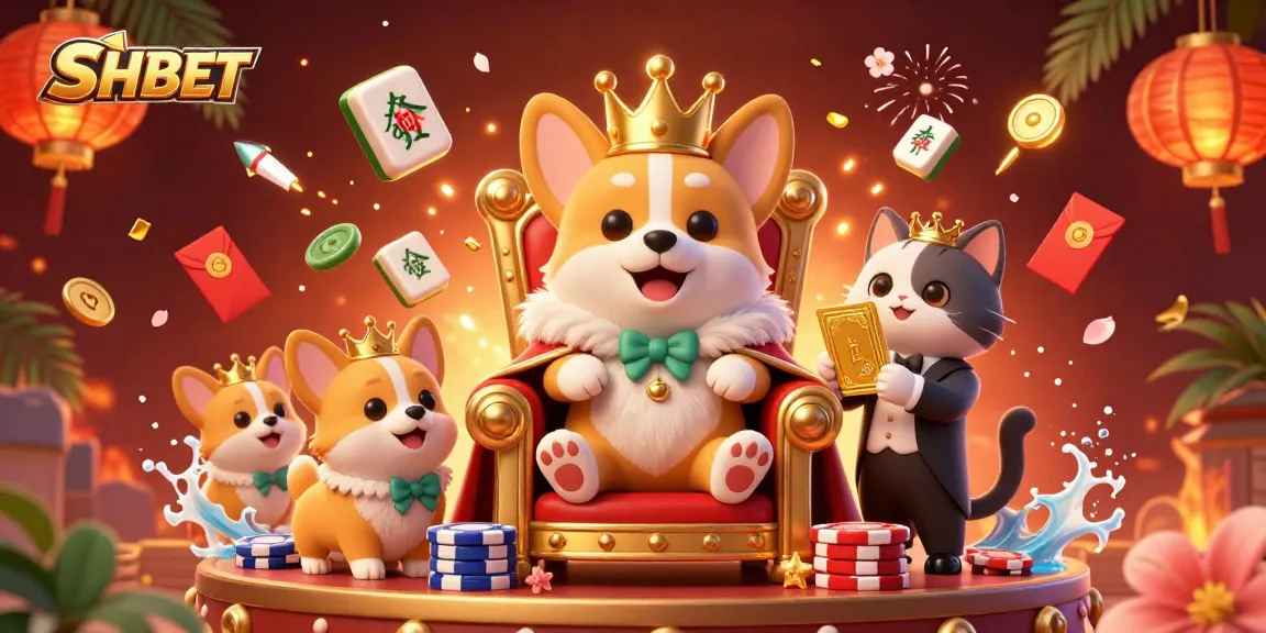 Engage in winning strategies with SHBET through vibrant 3D casino illustration.