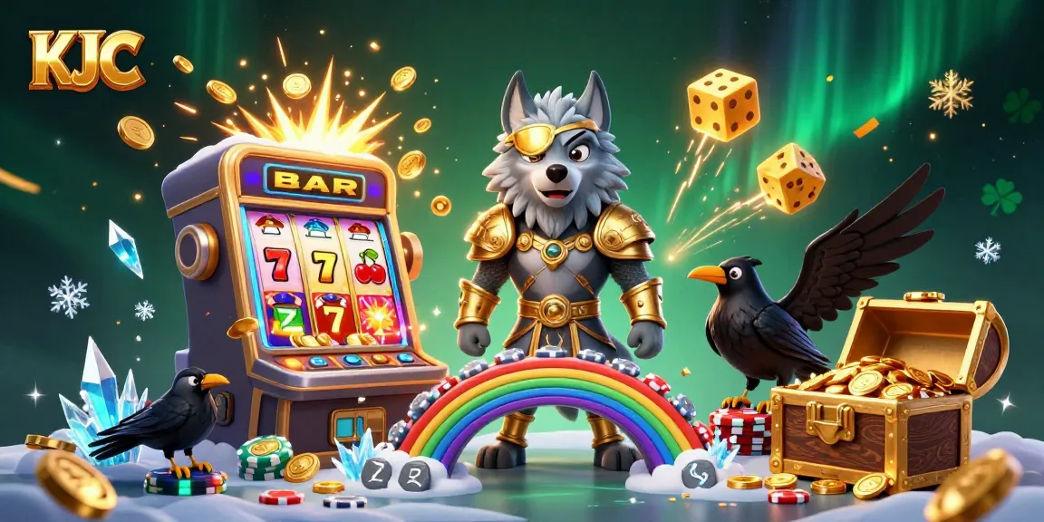 KJC offers an engaging experience with Odin and ravens amidst a dynamic casino scene.